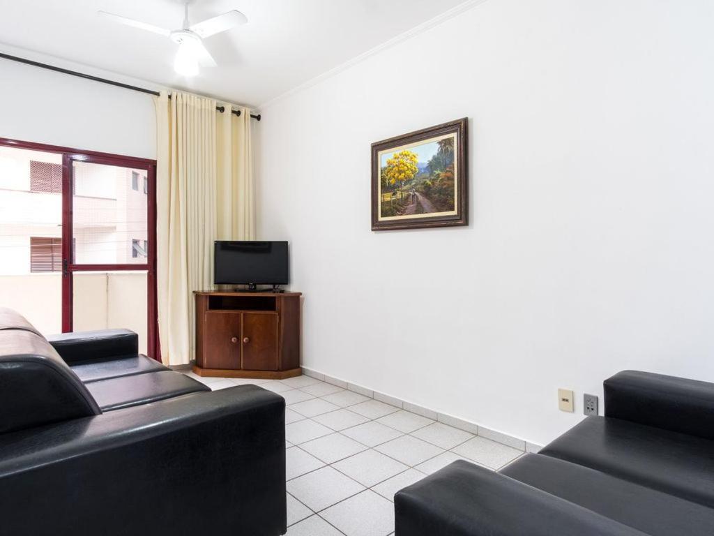 Apartamento Espacoso Com Ar Condicionado E Wi-Fi, A 100 Metros Da Praia - Edificio Estoril Ubatuba Zewnętrze zdjęcie